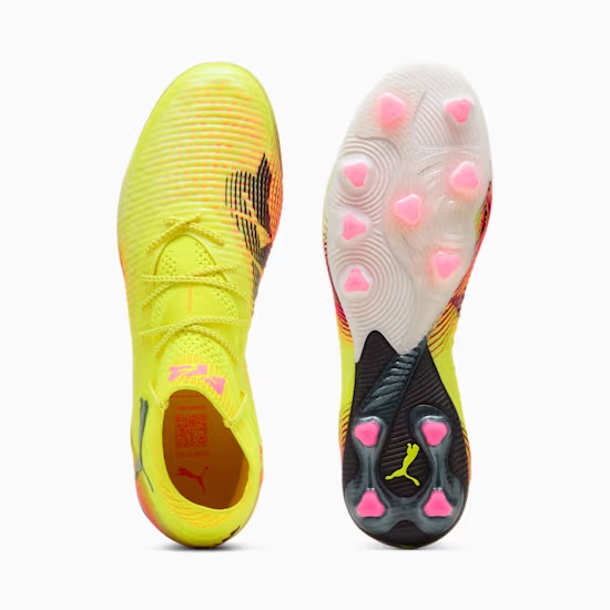 Puma FUTURE 8 ULTIMATE AG Fußballschuhe Unisex – Yellow Alert