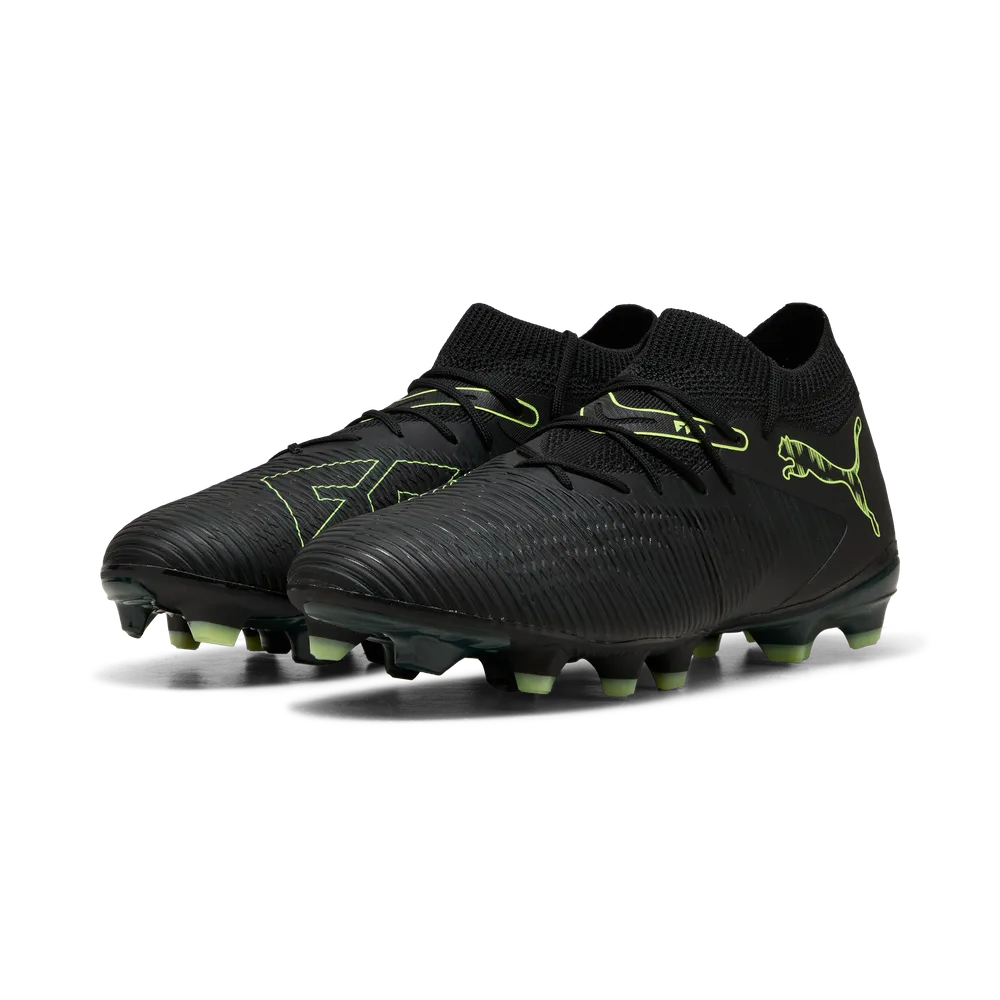 Puma FUTURE 8 MATCH FG/AG Fußballschuhe - Black/Fizzy Green Puma FUTURE 8 MATCH FG/AG Fußballschuhe - Black/Fizzy Green