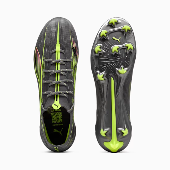 Puma ULTRA 5 ULTIMATE FG Fußballschuhe Unisex – Silver / Yellow