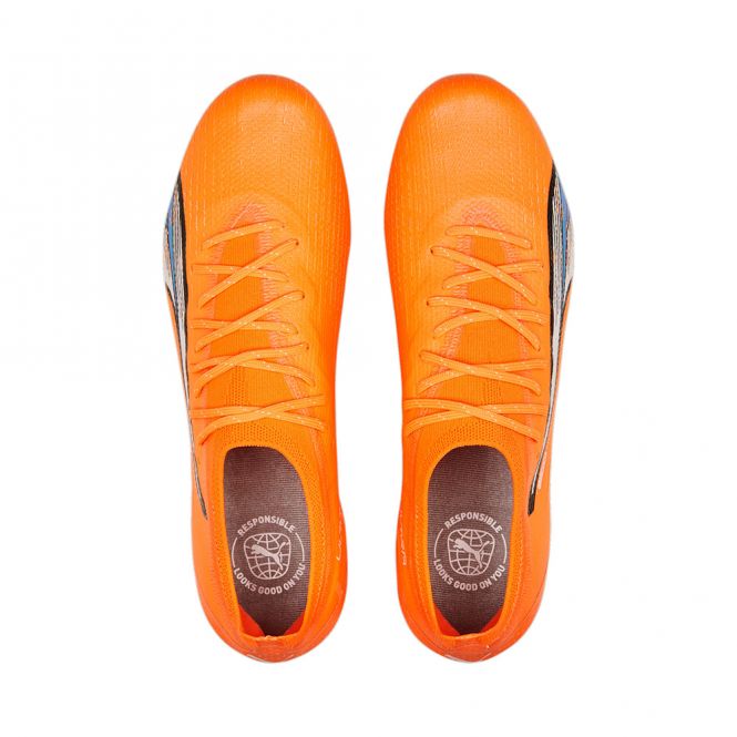 Puma ULTRA ULTIMATE FG/AG Fussballschuh - orange weiss blau Puma ULTRA ULTIMATE FG/AG Fussballschuh - orange weiss blau