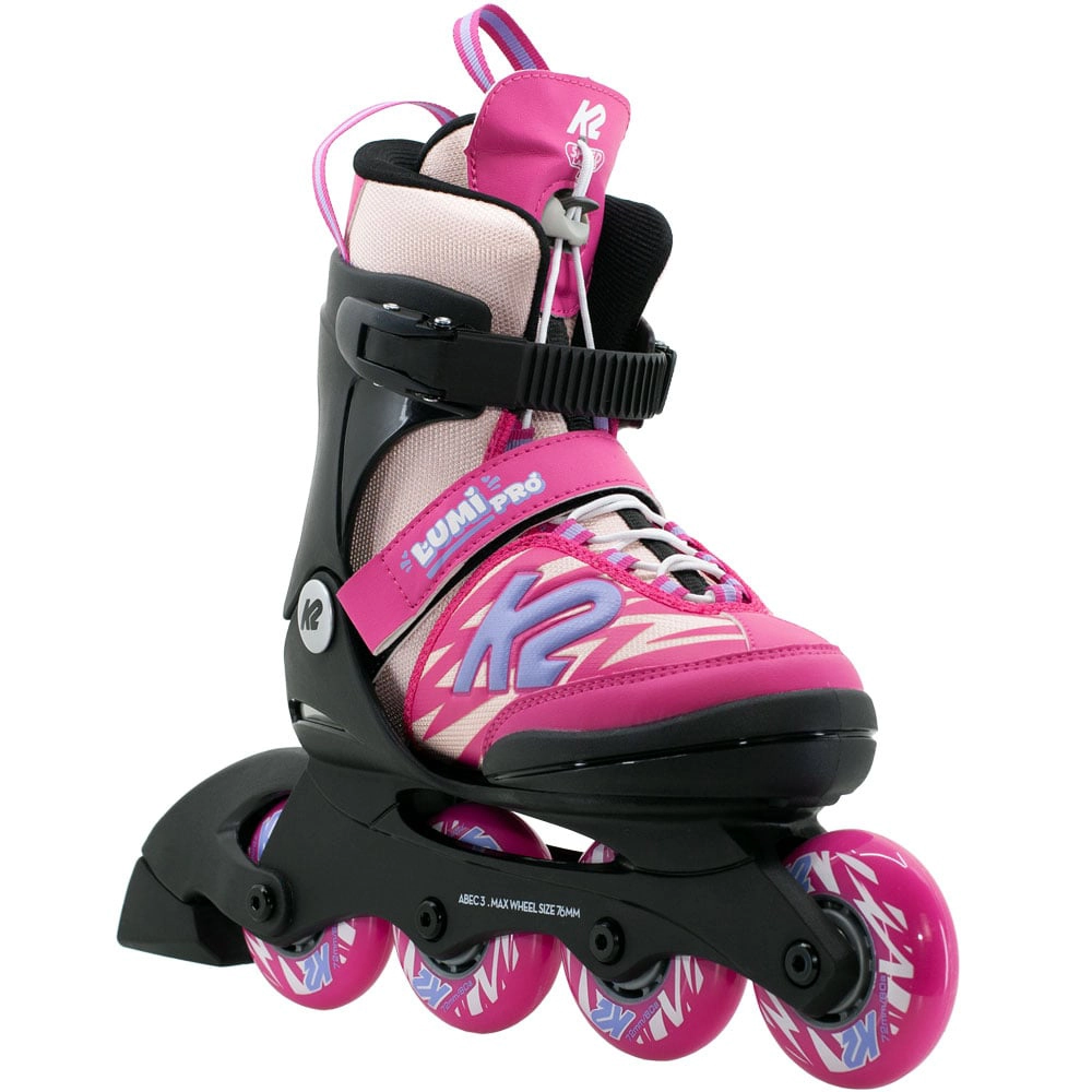 K2 Lumi PRO Kinder Inline Skate - pink