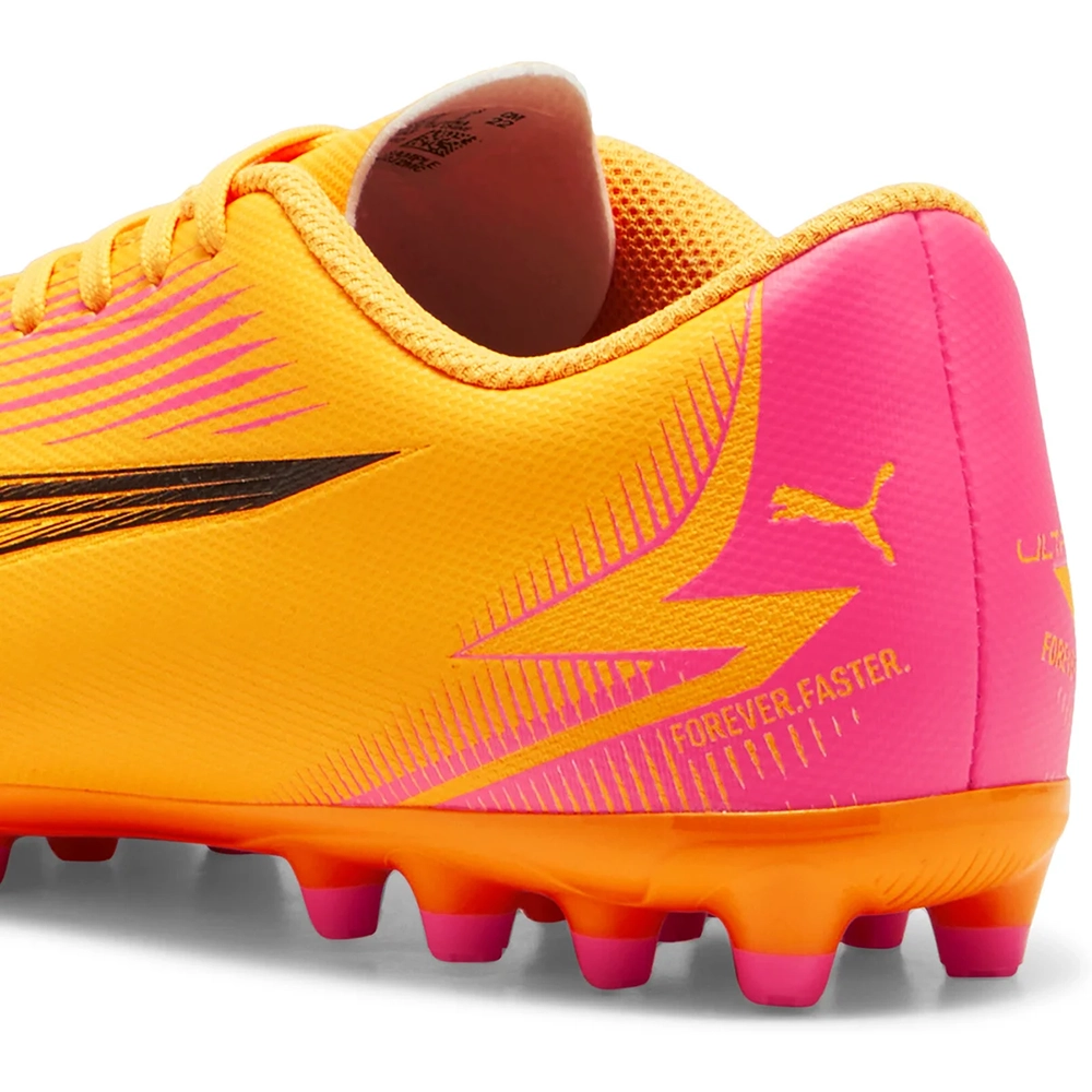 Puma ULTRA PLAY MG JR Rasen + Kunstrasenschuh - Sun Stream/Black Sunset Glow