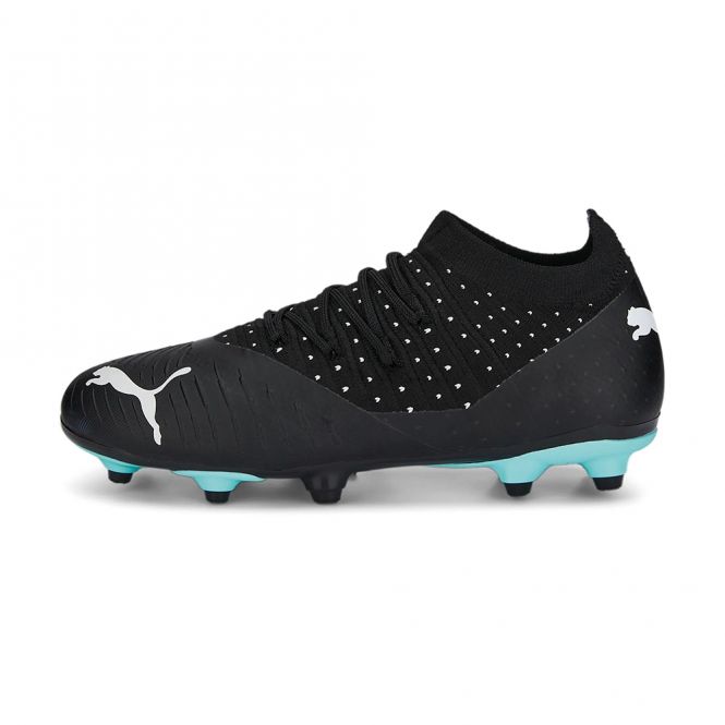 Puma FUTURE Z 3.4 FG/AG JR Fussballschuh - black quarry elektro aqua white Puma FUTURE Z 3.4 FG/AG JR Fussballschuh - black quarry elektro aqua white