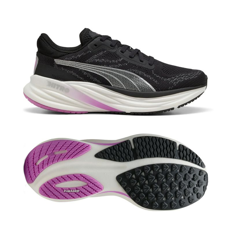 Puma Magnify NITRO™ 2 Laufschuhe für Damen - Black-Pure Magenta