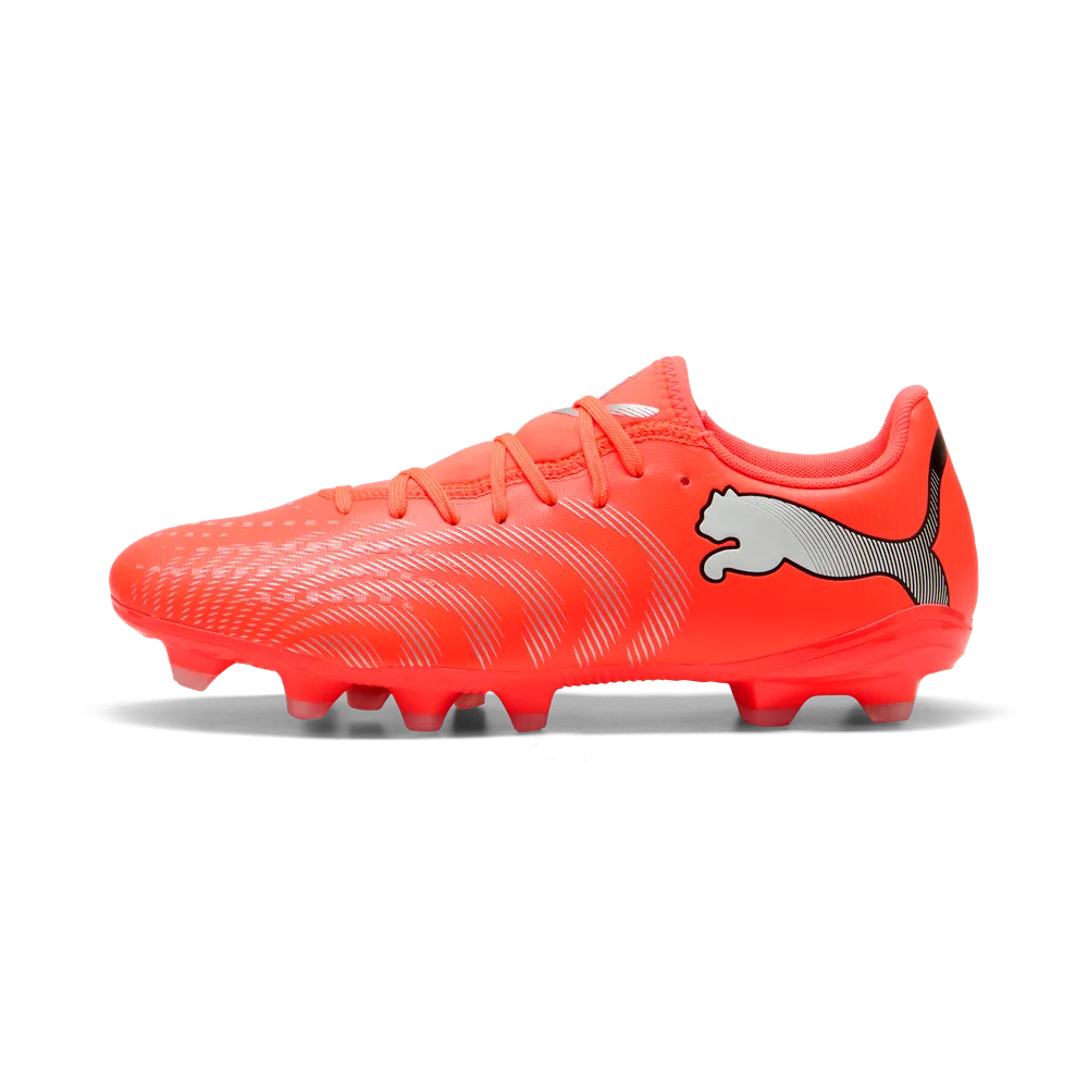 Puma FUTURE 9 PLAY FG/AG Fußballschuhe – Glowing Red/White/Black/Sliver Puma FUTURE 9 PLAY FG/AG Fußballschuhe – Glowing Red/White/Black/Sliver