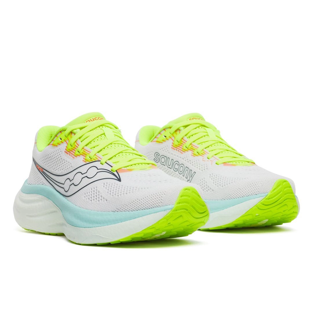 saucony Ride 19 Damen Neutral-Laufschuh - White | Splash saucony Ride 19 Damen Neutral-Laufschuh - White | Splash