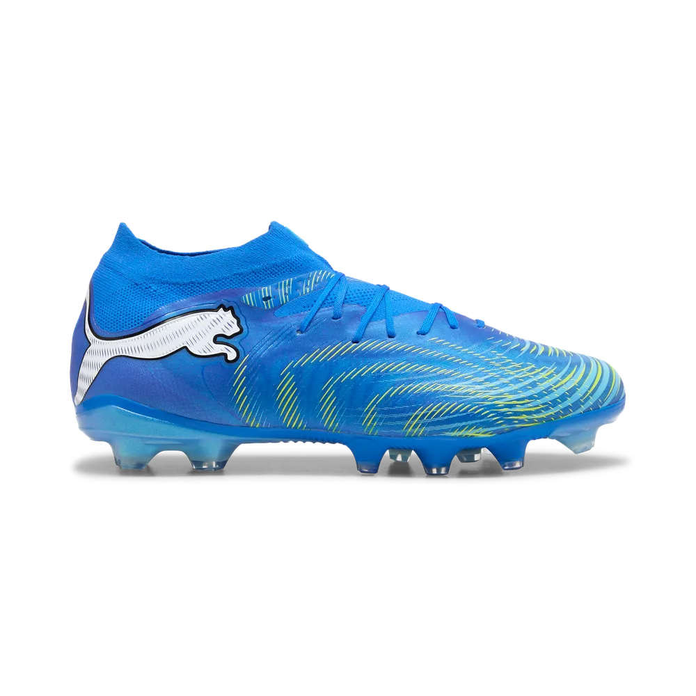 Puma FUTURE 9 PRO FG/AG Fußballschuhe – Ultra Blue / White / Luminous Blue / Black