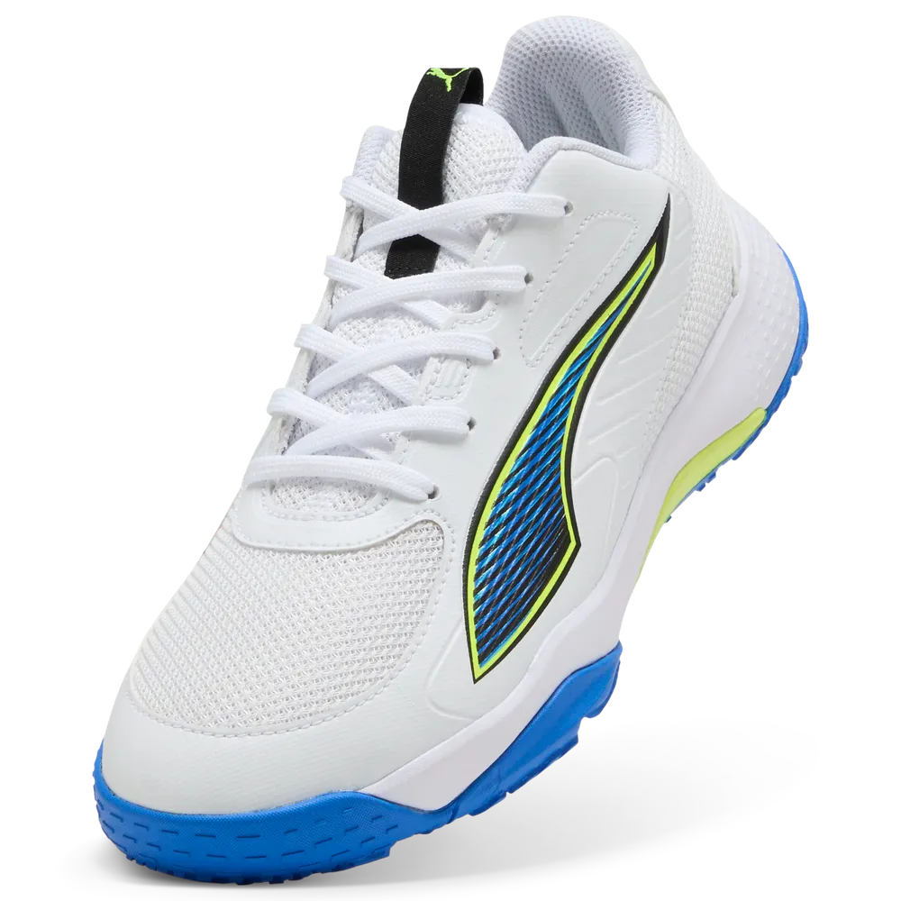 PUMA Accelerate Jr 4 Game On White/Red/Blue - Handballschuhe Kinder PUMA Accelerate Jr 4 Game On White/Red/Blue - Handballschuhe Kinder