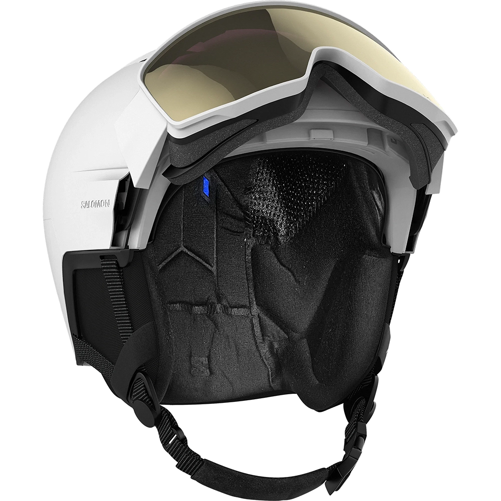 Salomon DRIVER PRO SIGMA Skihelm mit Visier - white Salomon DRIVER PRO SIGMA Skihelm mit Visier - white