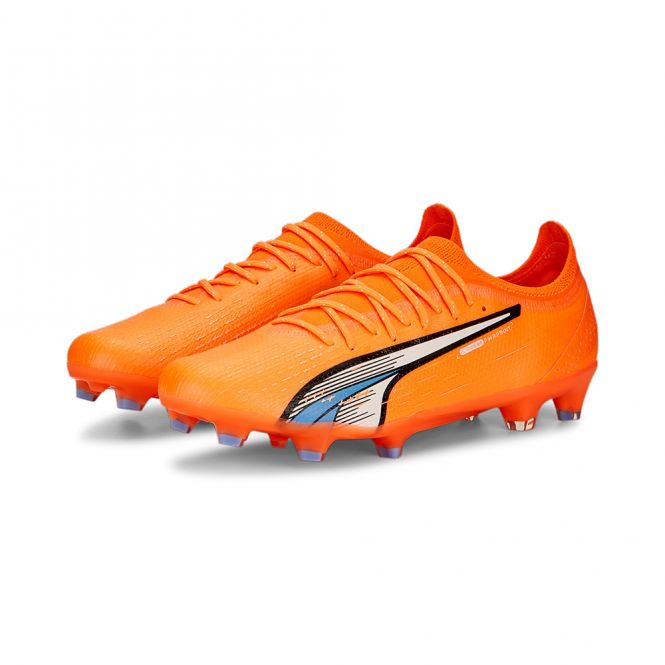 Puma ULTRA ULTIMATE FG/AG Fussballschuh - orange weiss blau Puma ULTRA ULTIMATE FG/AG Fussballschuh - orange weiss blau