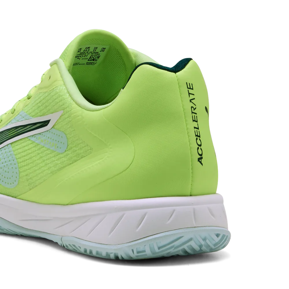 PUMA Accelerate Turbo 4 Fizzy Green/White/Silver - Handballschuhe Herren
