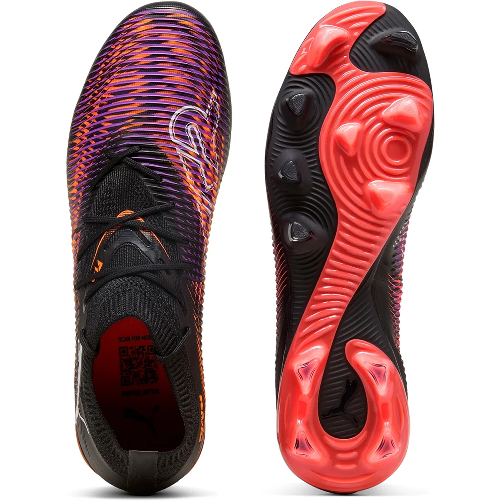 Puma FUTURE 8 MATCH FG/AG Fußballschuhe – Black White/Glowing Red Puma FUTURE 8 MATCH FG/AG Fußballschuhe – Black White/Glowing Red