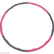 deuser Hula Hoop® 1,5kg Fitnessreifen - pink grau 