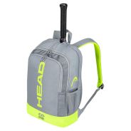 Head Core Backpack Tennisrucksack - grau/neongelb 