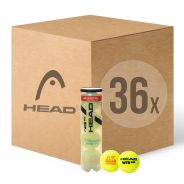 HEAD WTB ONE 36er Karton Tennisbälle - Offizieller WTB Spielball 
