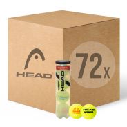 HEAD WTB ONE 72er Karton Tennisbälle - Offizieller WTB Spielball 