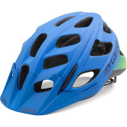 Giro Hex Mat Blue-Lime Bike Helm 
