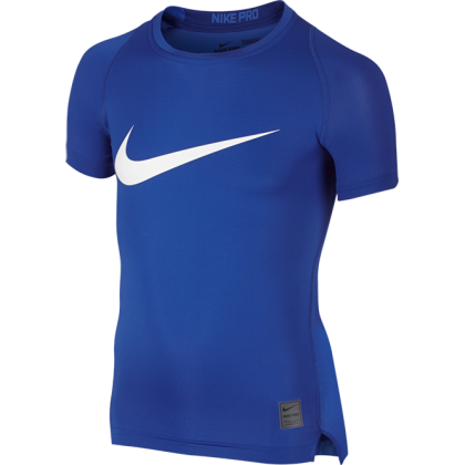 Nike Cool HBR Compression Kids Shirt Blau 