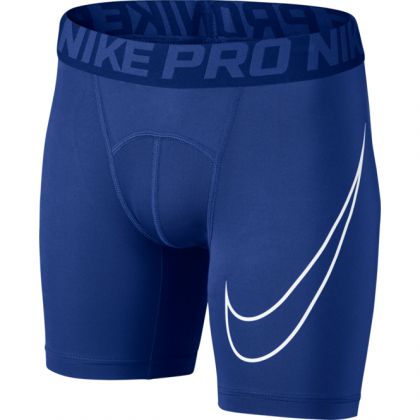 Nike Pro Cool HBR Compr Shorts YTH Blau 
