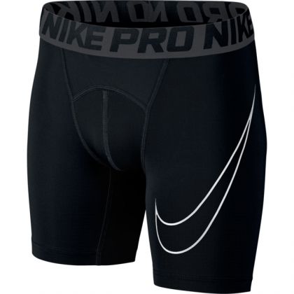 Nike Pro Cool HBR Compr Shorts YTH Schwarz 