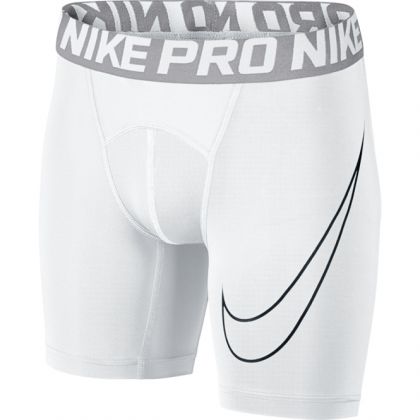 Nike Pro Cool HBR Compr Shorts YTH Weiss 