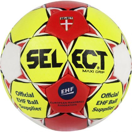 Select Maxi Grip Handball Gelb-Rot-Weiß 