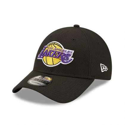 New Era 9Forty Diamond Cap Los Angeles Lakers schwarz 