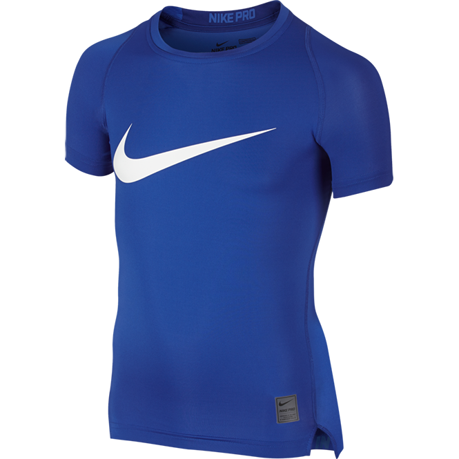 Nike Cool HBR Compression Kids Shirt Blau 
