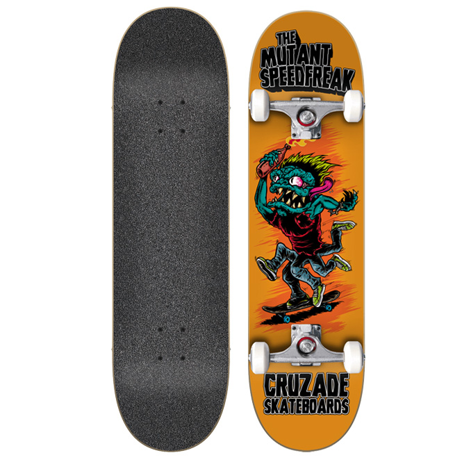 Cruzade The Mutant Speedfreak Skateboard 8.0" 